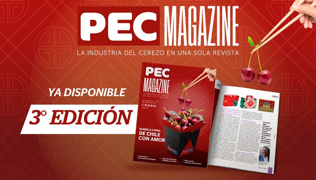 PEC Chile lanza tercera edición de su revista especializada del cerezo